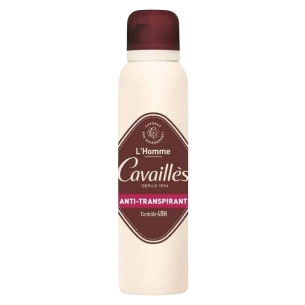 cavailles – deodorant homme anti transpirant controle 48h spray – 150ml
