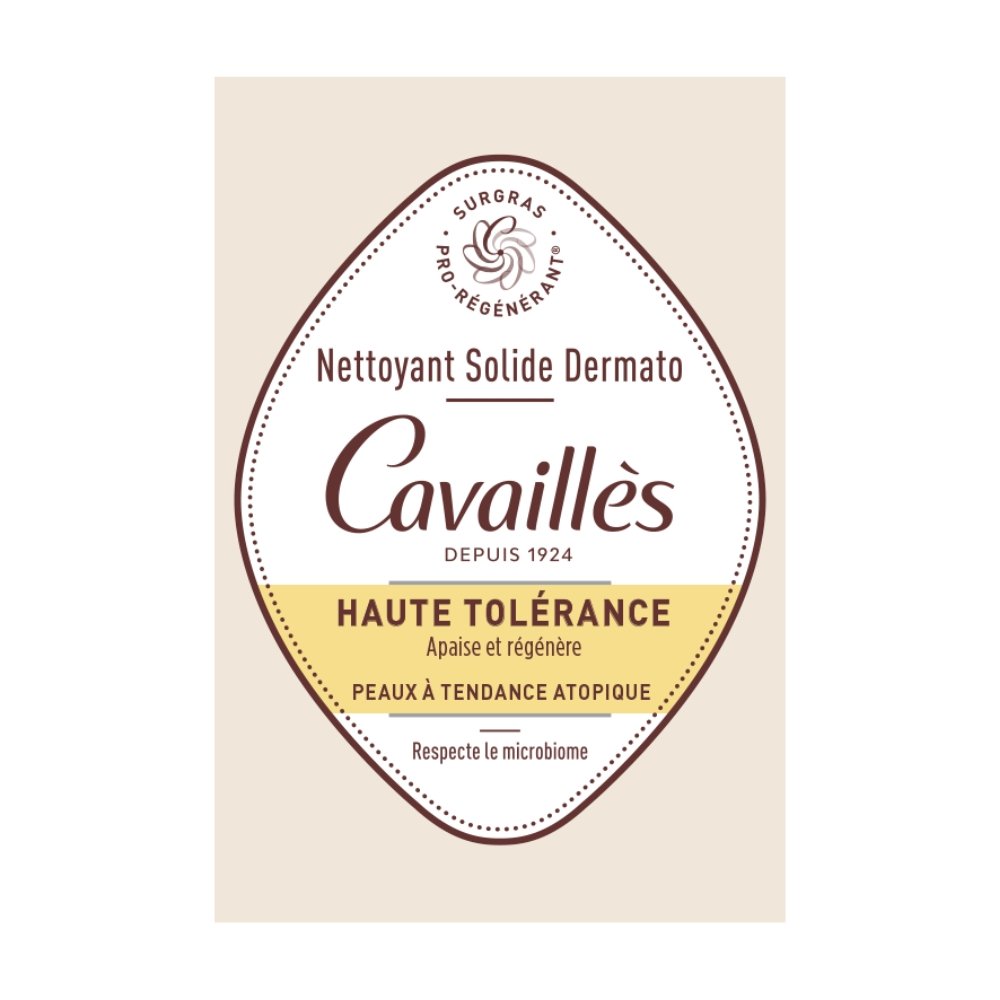 cavailles – nettoyant solide dermato haute tolerance – 100g