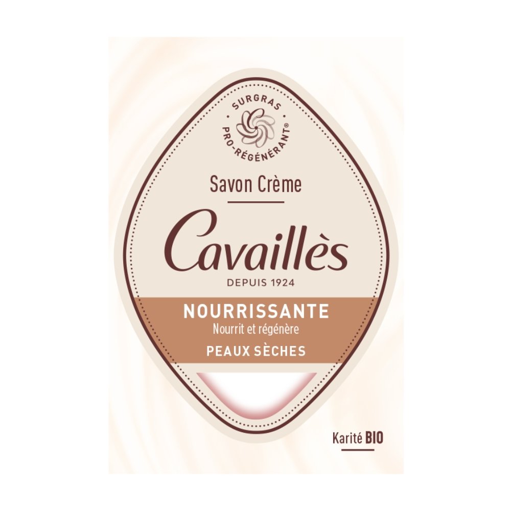 cavailles – savon creme nourrissante – 100g