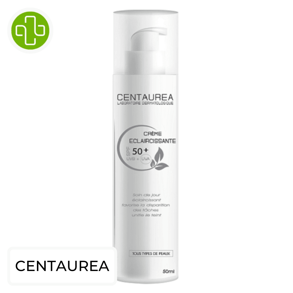centaurea – creme eclaircissante spf50+ – 50ml
