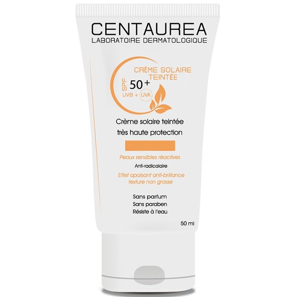 centaurea – creme solaire teinte claire spf50+ – 50ml
