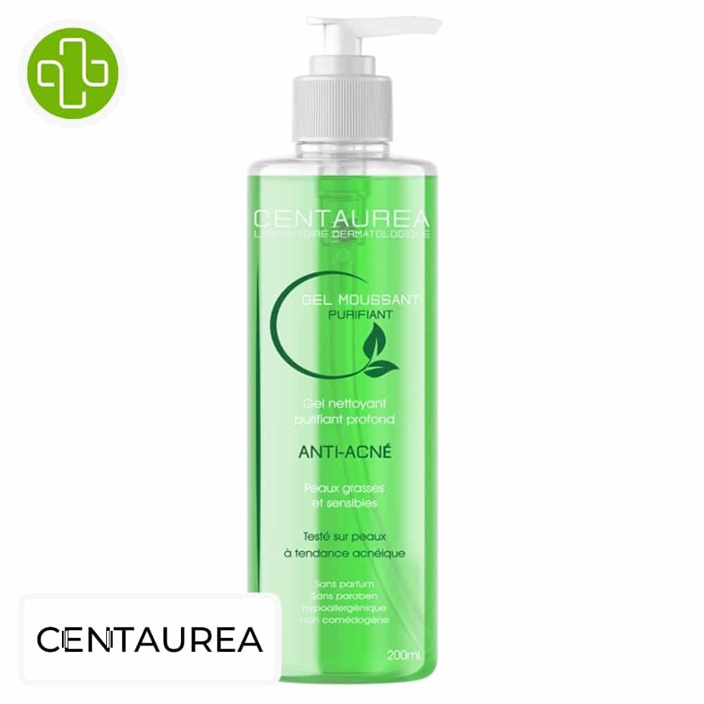 centaurea – gel moussant purifiant anti acne – 500ml