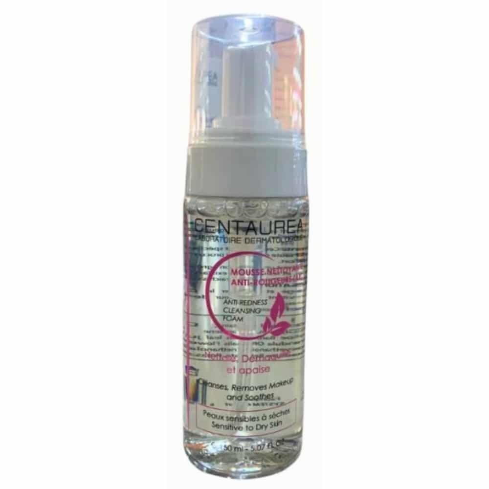 centaurea – mousse nettoyante anti rougeurs – 150ml