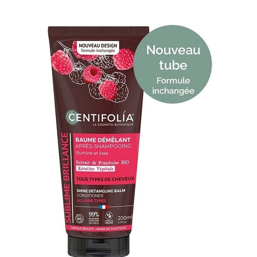 centifolia – baume demelant brillance apres shampoing – 200ml