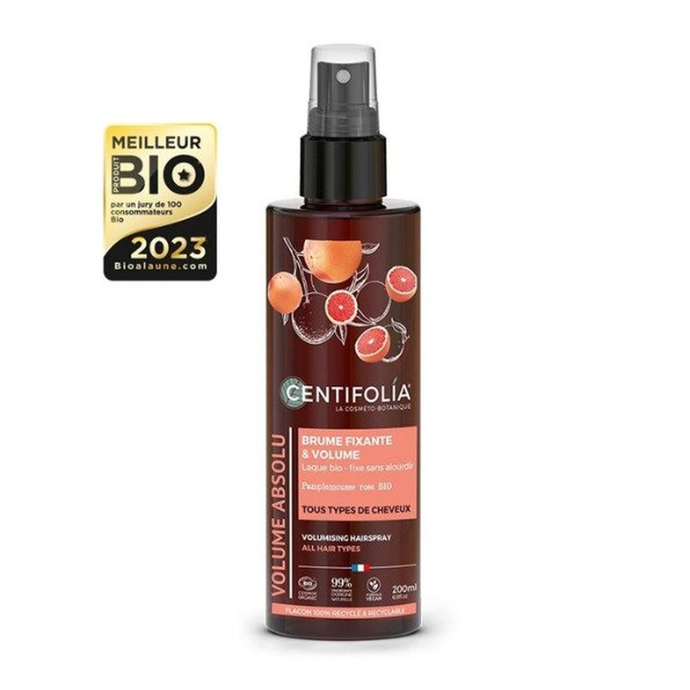 centifolia – brume fixante et volume spray – 200ml