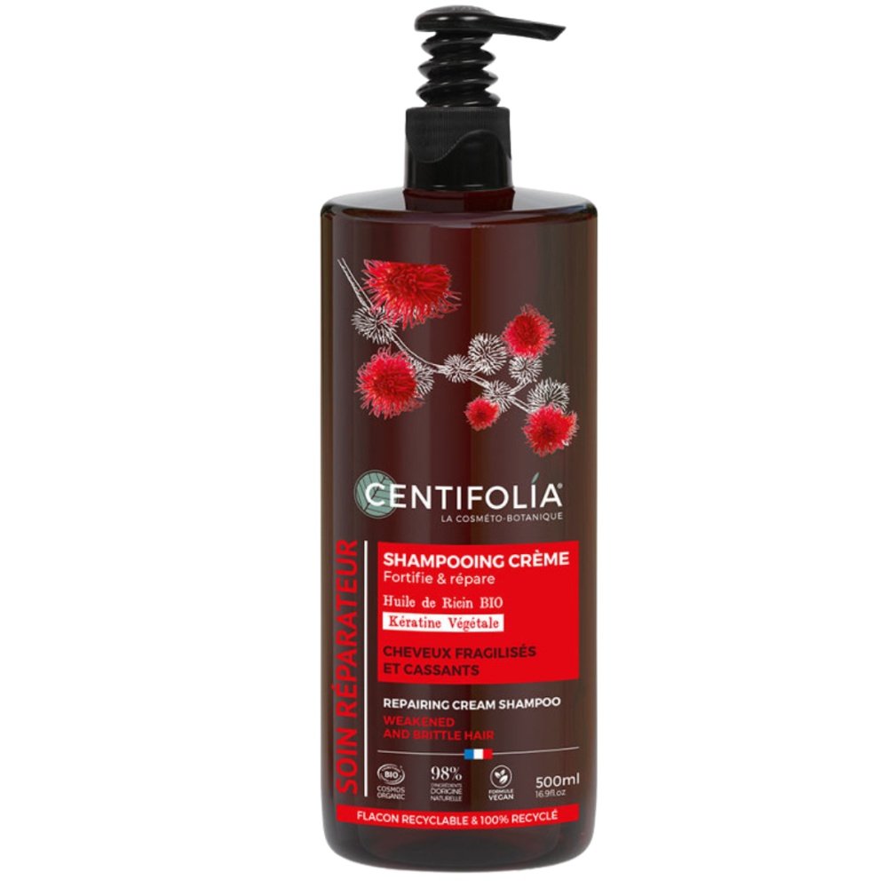centifolia – shampoing keratine et repare – 500ml