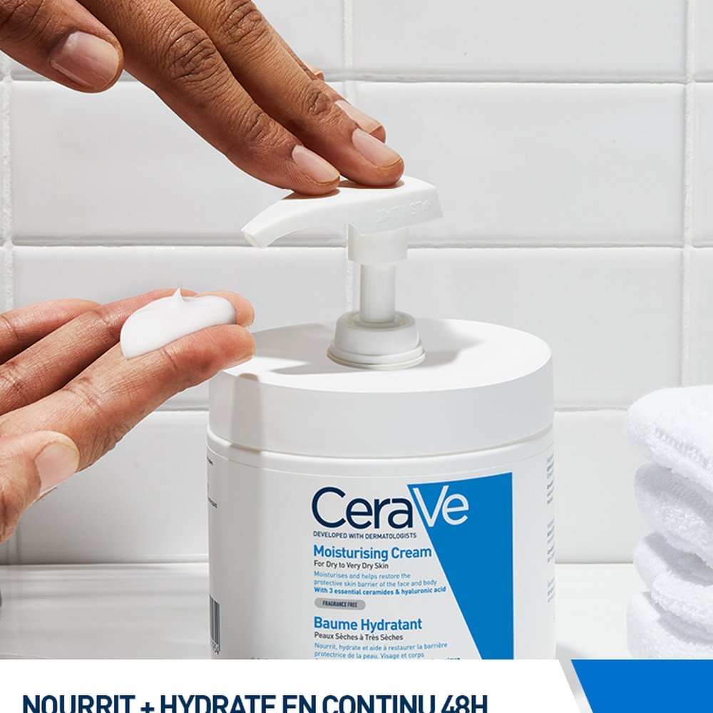 cerave – baume hydratant peau seche a tres seche – 454g cerave – baume hydratant peau seche a tres seche – 454g