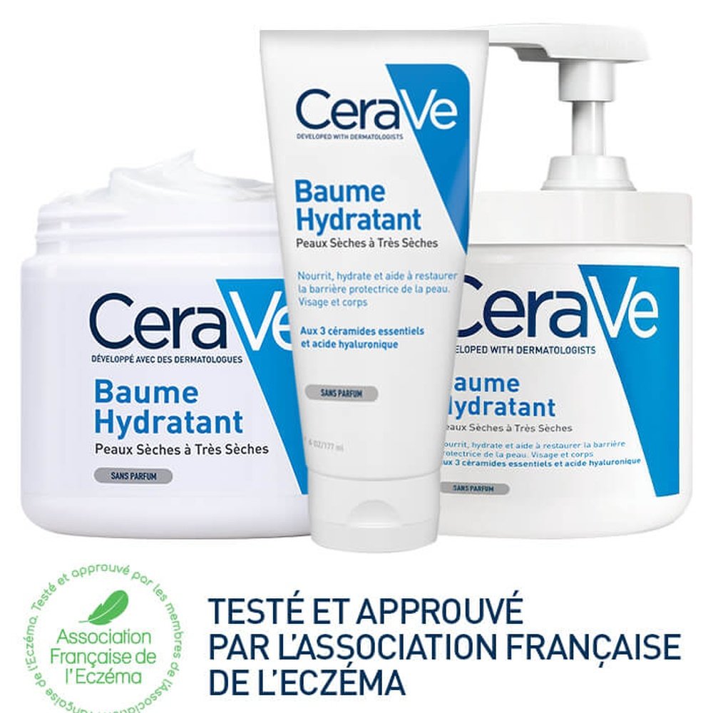 cerave – baume hydratant peau seche a tres seche – 454g cerave – baume hydratant peau seche a tres seche – 454g