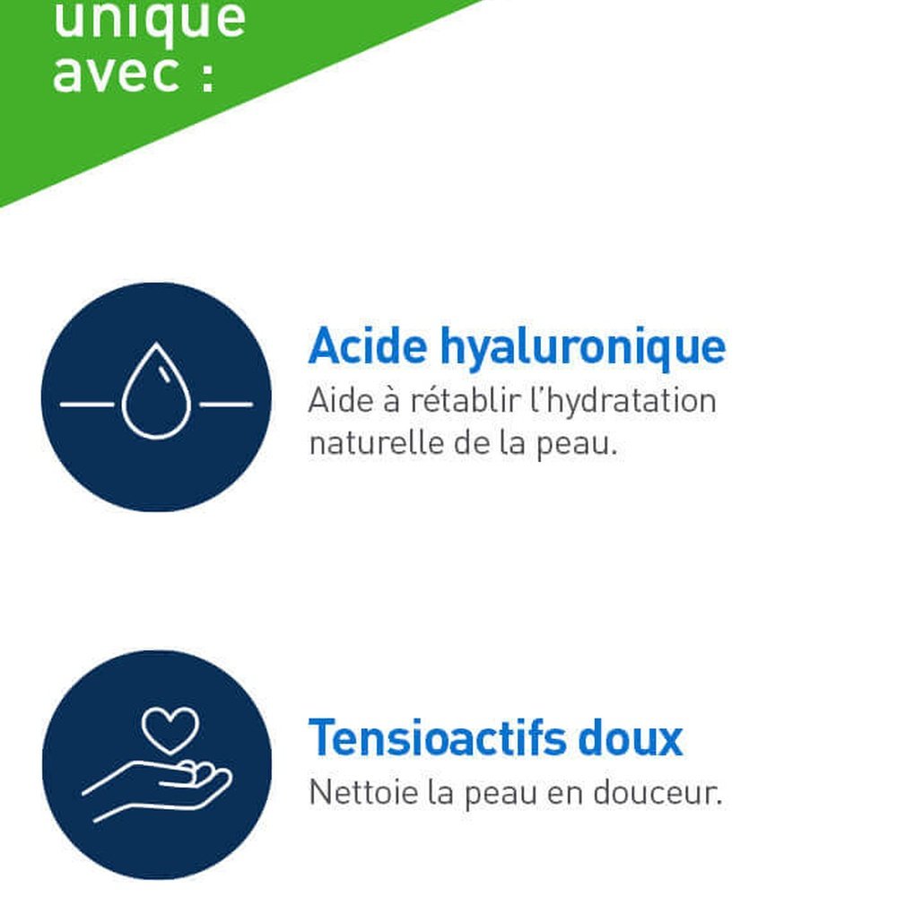 cerave – creme lavante hydratante peau normale a seche – 473ml cerave – creme lavante hydratante peau normale a seche – 473ml