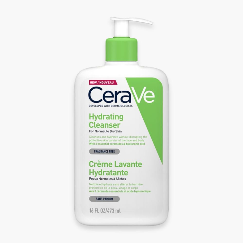 cerave – creme lavante hydratante peau normale a seche – 473ml