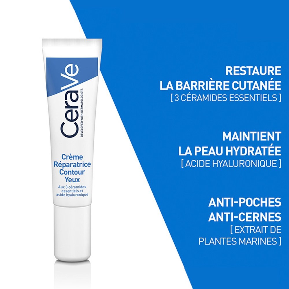 cerave – creme reparatrice contour des yeux – 14ml cerave – creme reparatrice contour des yeux – 14ml
