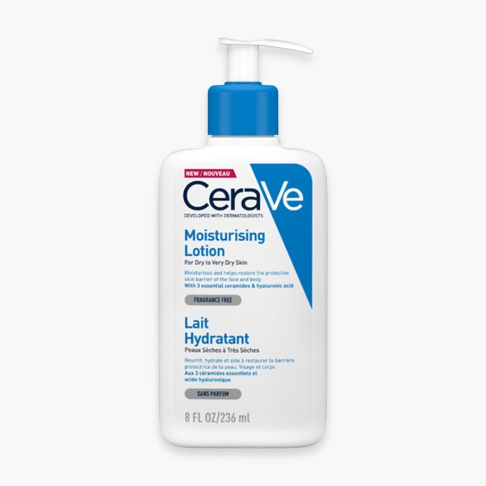 cerave – lait hydratant peau seche a tres seche – 236ml