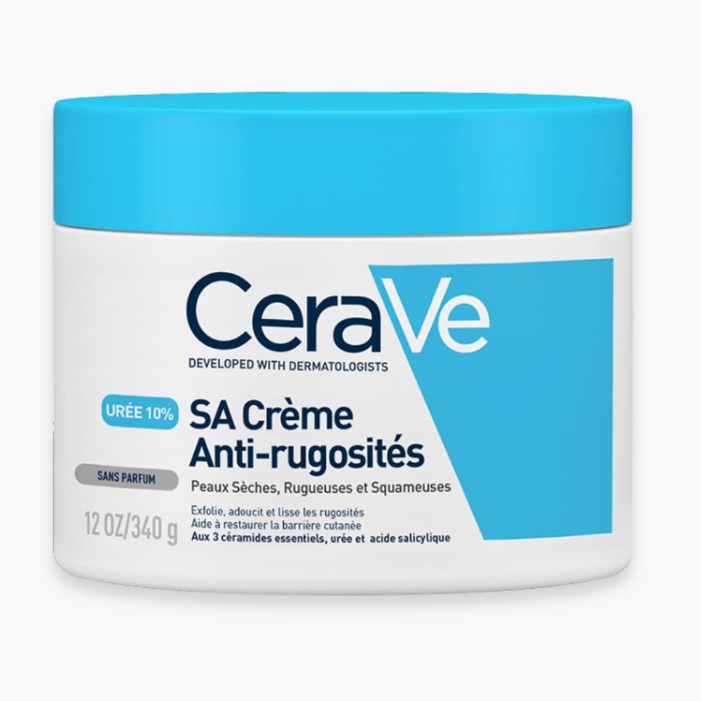 cerave – sa creme anti rugosites peau seche, rugueuse et squameuse 10% uree – 340g