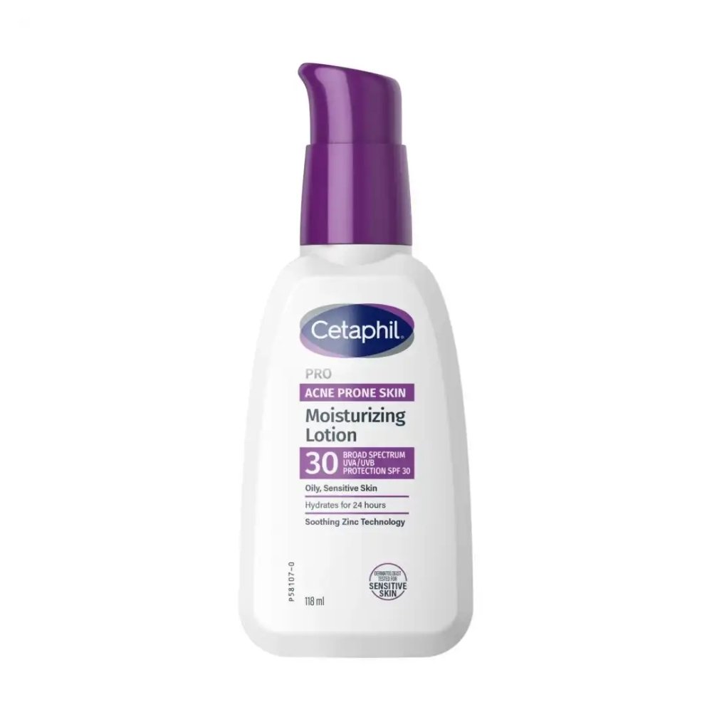 cetaphil – pro lotion hydratante spf30 peau a tendance acneique – 120ml