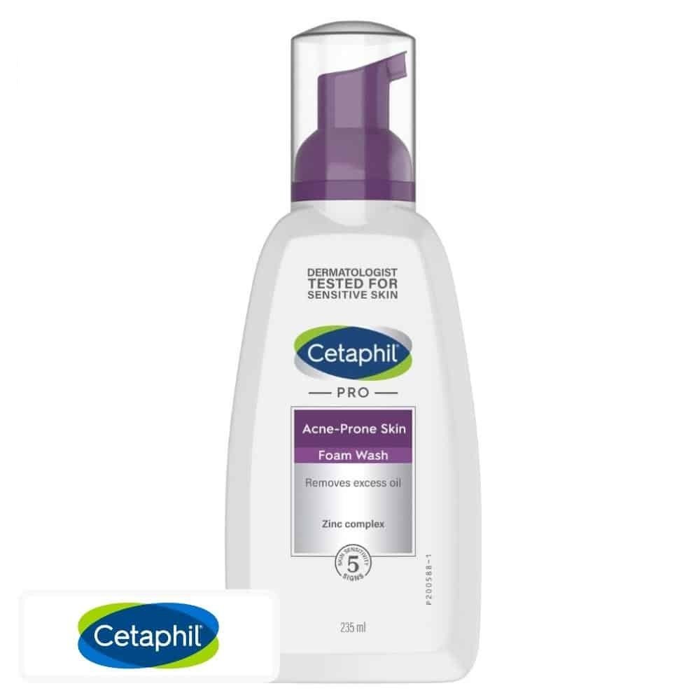 cetaphil – pro mousse nettoyante peau a tendance acneique – 235ml