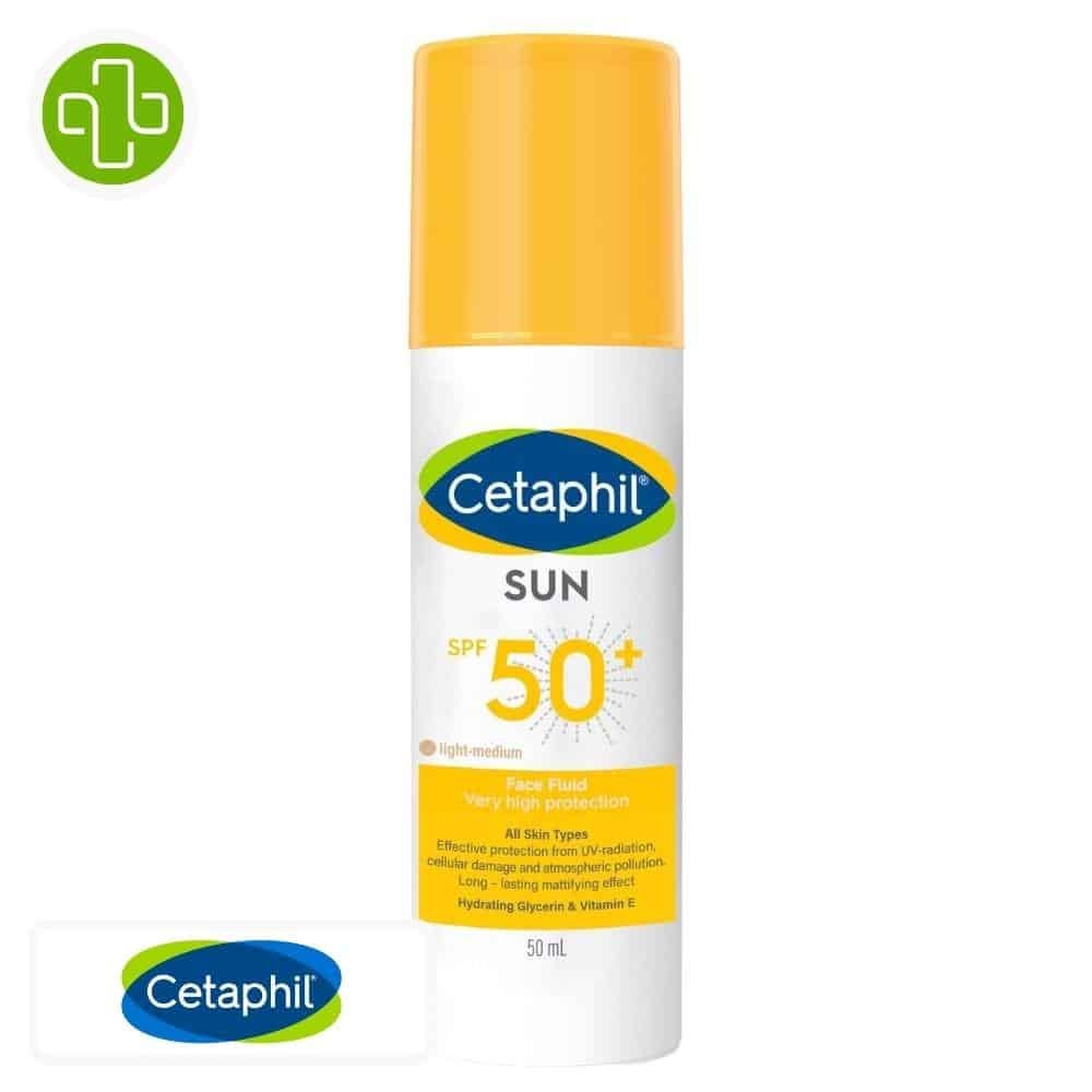 cetaphil – sun face fluide teinte spf50+ – 50ml