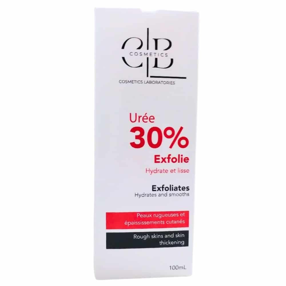 clb – creme exfoliante, hydratante a base d’uree 30% – 100ml