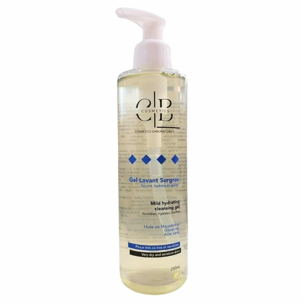 clb – gel nettoyant lavant surgras peau seche – 250ml
