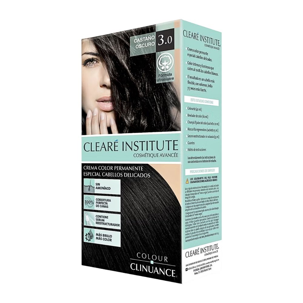 cleare institute – colour clinaunce permanente 3.0 – 170ml