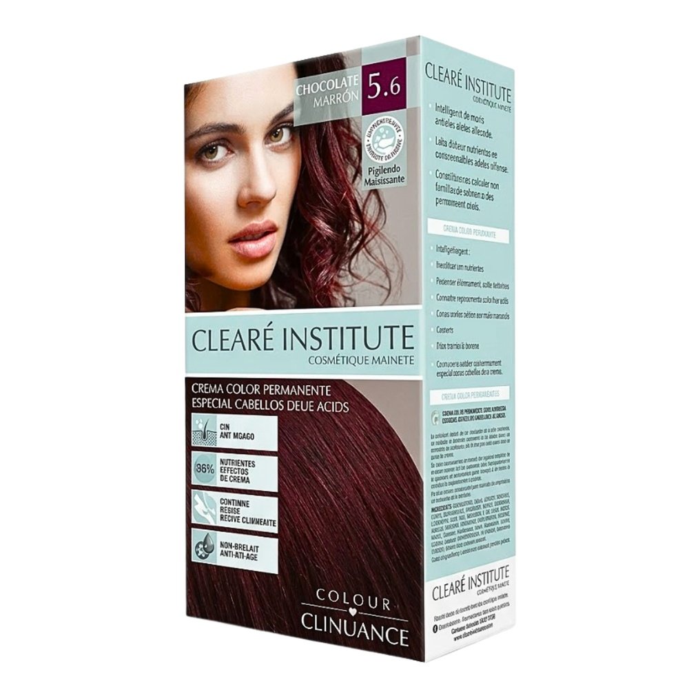 cleare institute – colour clinaunce permanente 5.6 – 170ml