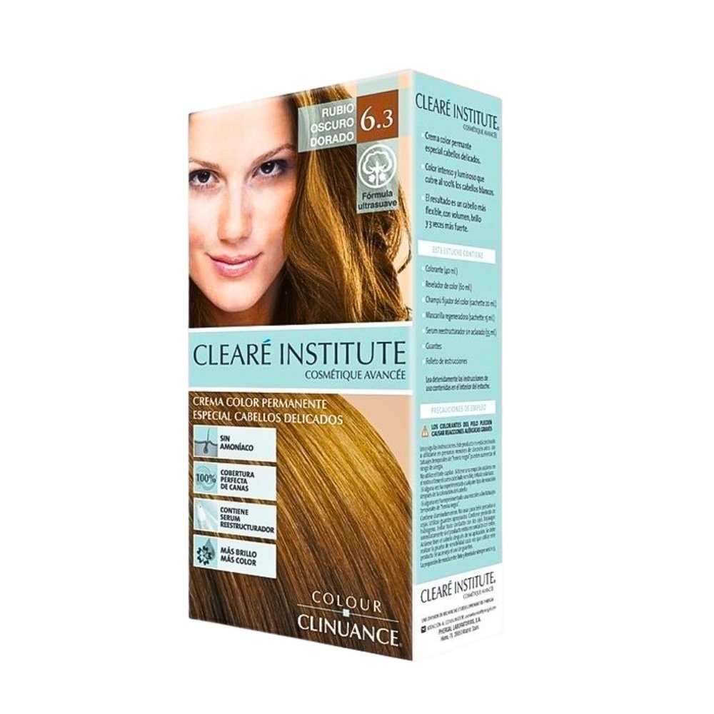 cleare institute – colour clinaunce permanente 6.3 – 170ml