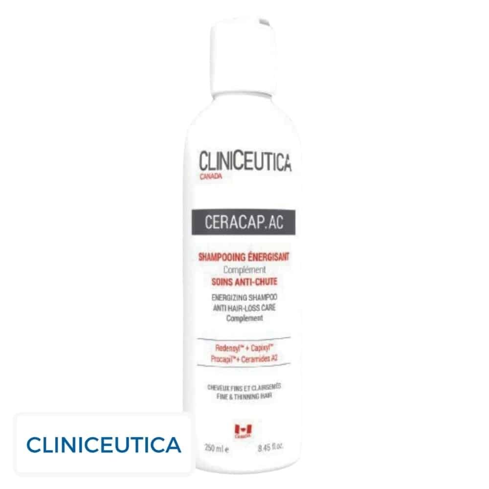 cliniceutica – ceracap ac shampoing energisant complement soins anti chute – 250ml