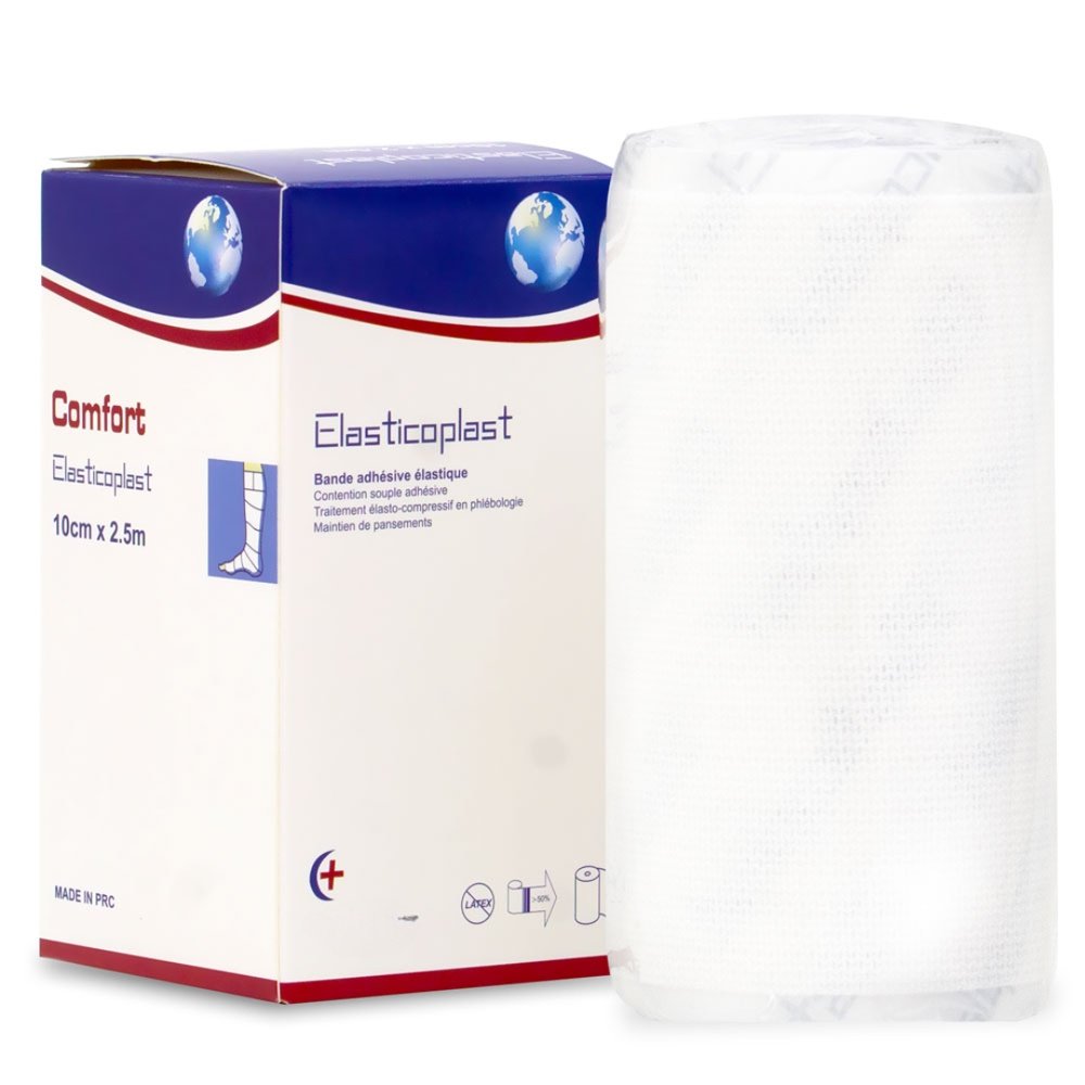 comfort – elasticoplast bande adhesif 8cm x 2.5m