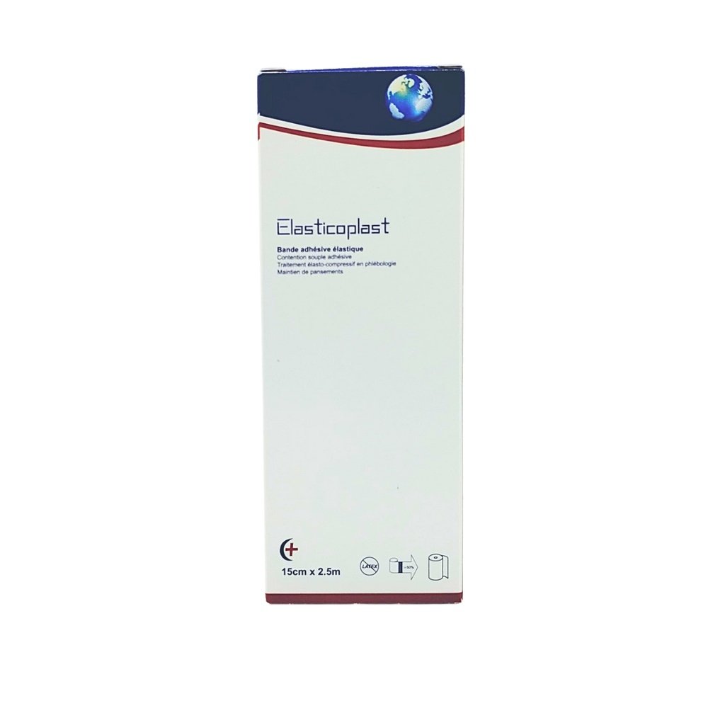 comfort – elasticoplast bande adhesif elastique 15 cm x 2.5m