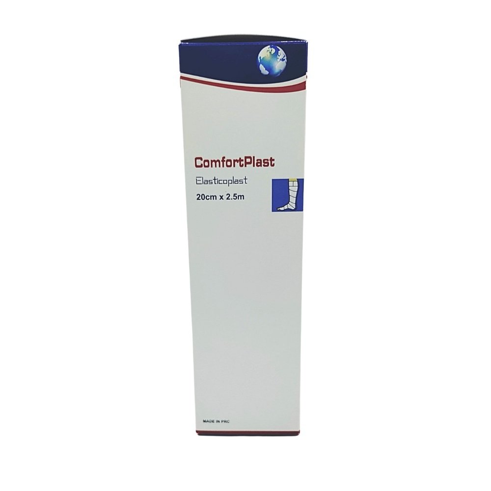 comfort – elasticoplast bande adhesif elastique 20cm x 2.5m