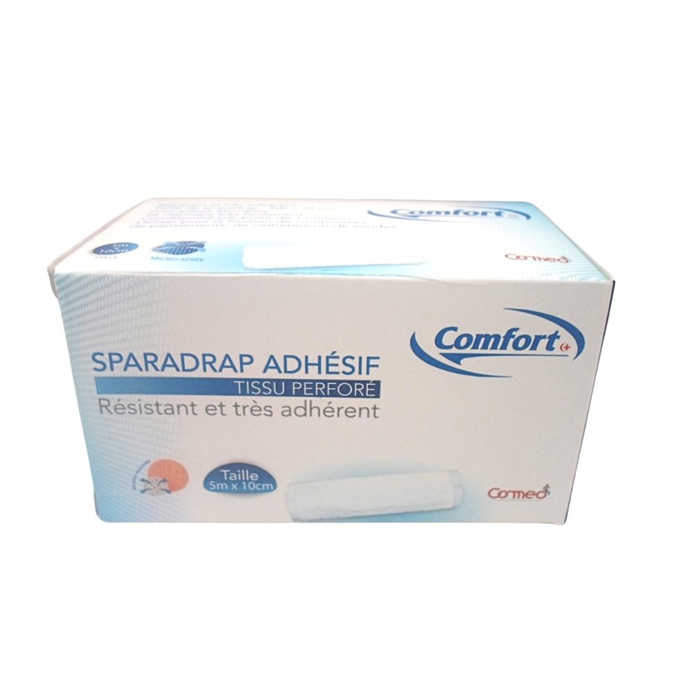 comfort – sparadrap adhesif balnc 5m x 10cm