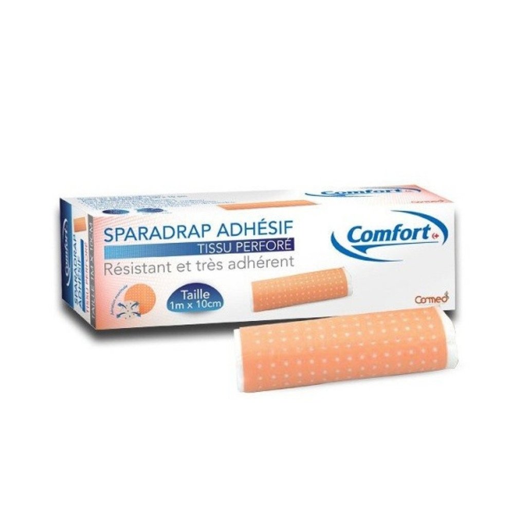 comfort – sparadrap adhesif rouge 1m*10cm