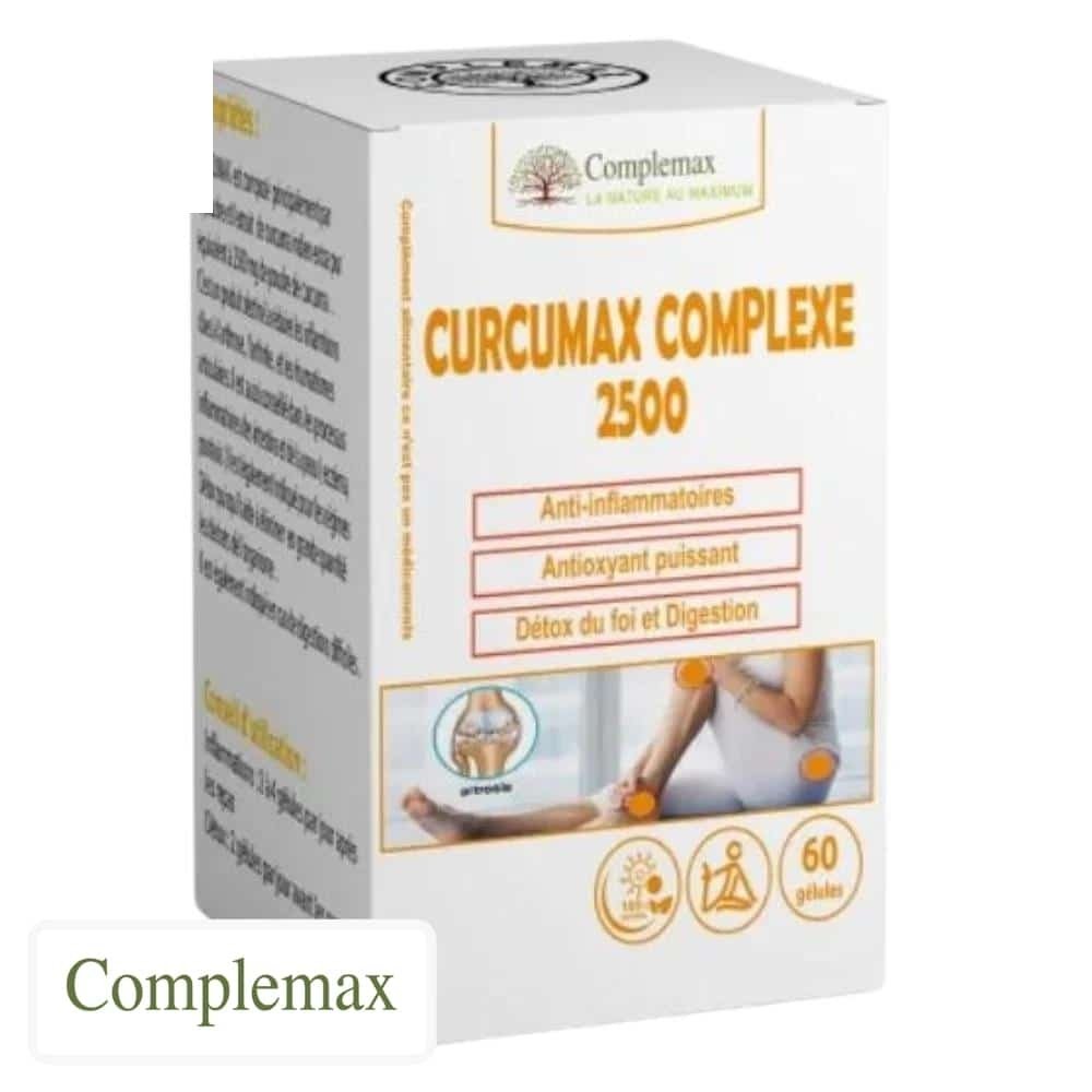 complemax – curcumax complexe 2500 – 60 gelules