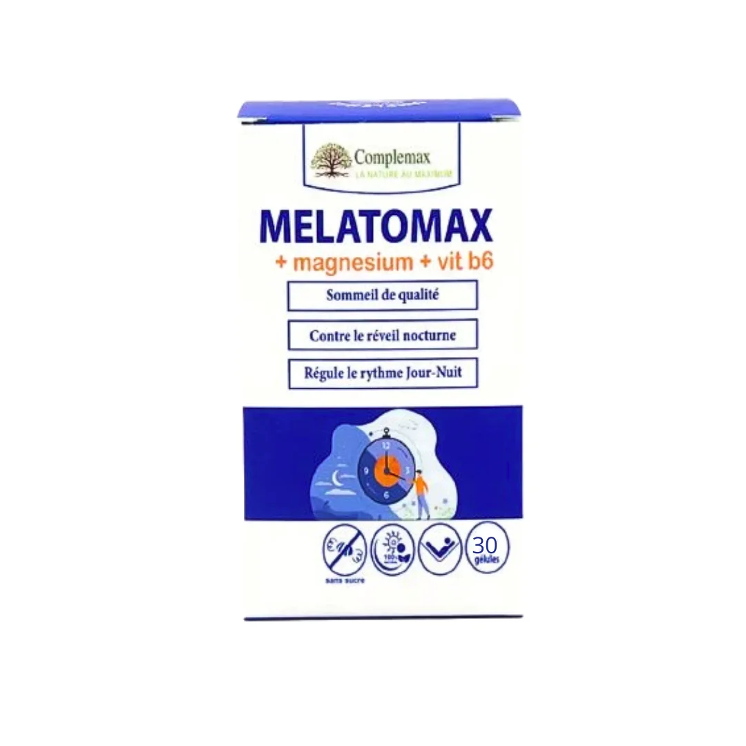 complemax – melatomax+magnesium+b6 – 30 gelules