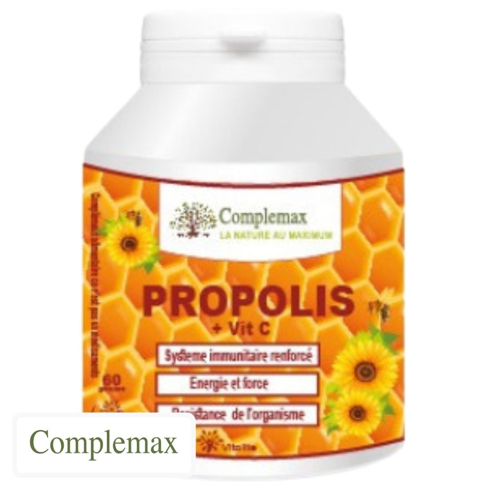 complemax – propolis et vitamine c – 60 gelules