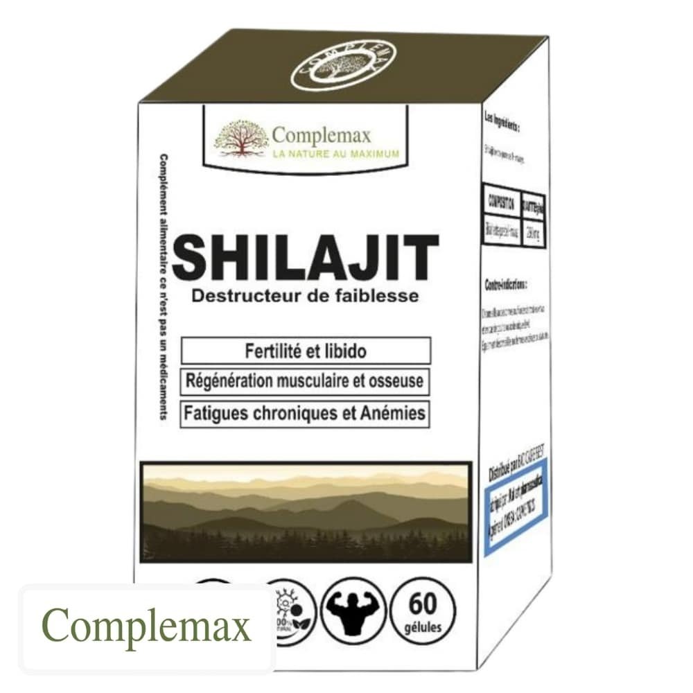 complemax – shilajit – 60 gelules