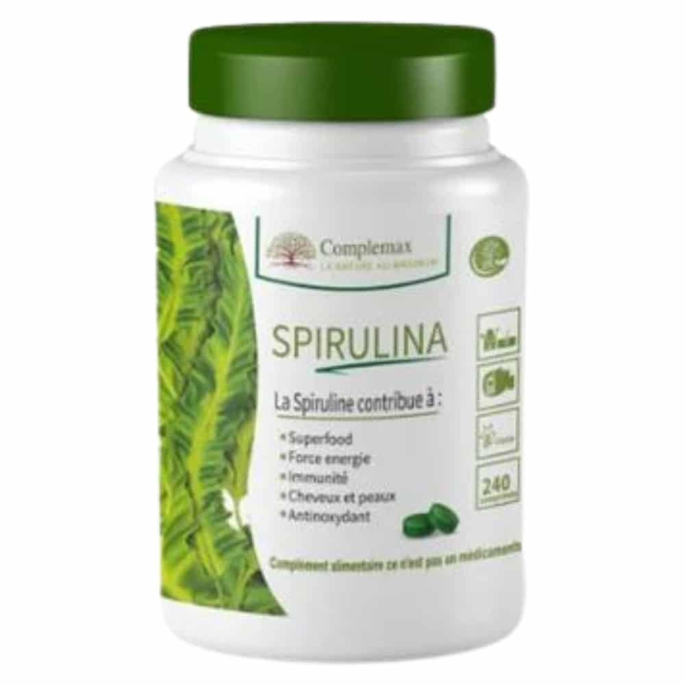 complemax – spiruline – 240 comprimes