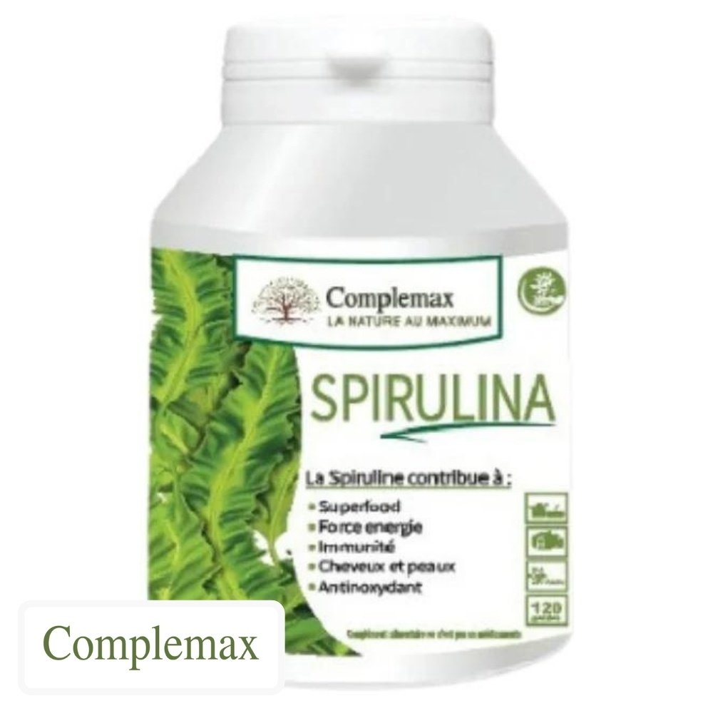complemax – spiruline – 120 gelules