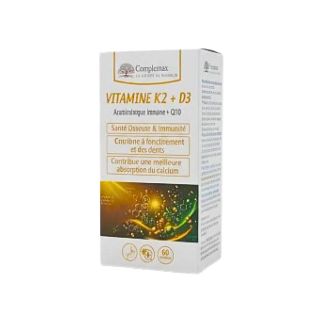 complemax – vitamine k2+d3 – 60 gelules