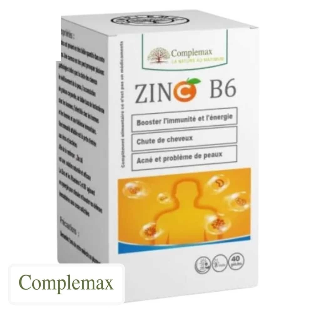 complemax – zinc, vitmine c et b6 – 40 gelules