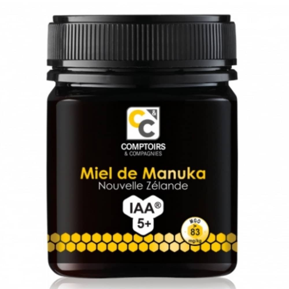 comptoirs et compagnies – miel de manuka iaa 5+ – 250g