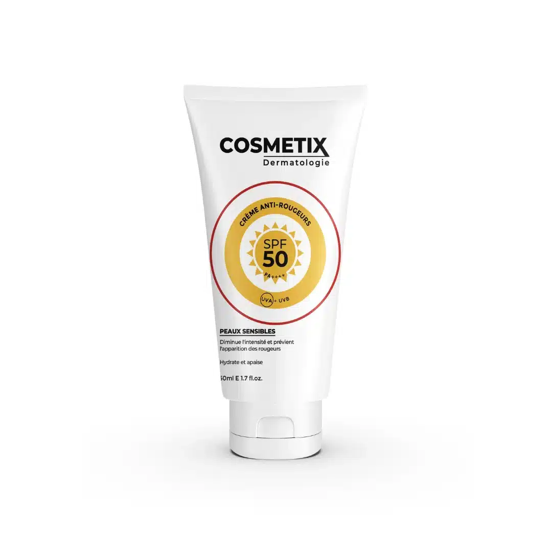 cosmetix – soin 2en1 creme anti rougeurs spf50 – 50ml