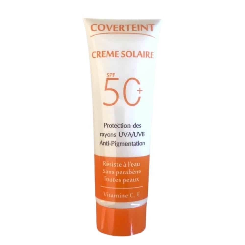 coverteint – creme solaire anti pigmentation invisible spf50+ – 50ml