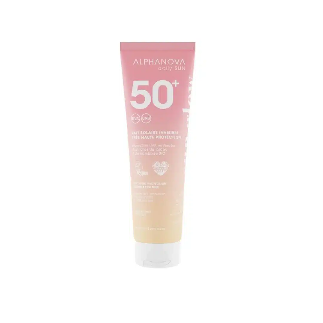 alphanova – creme sun glow lait solaire spf50+ – 150ml