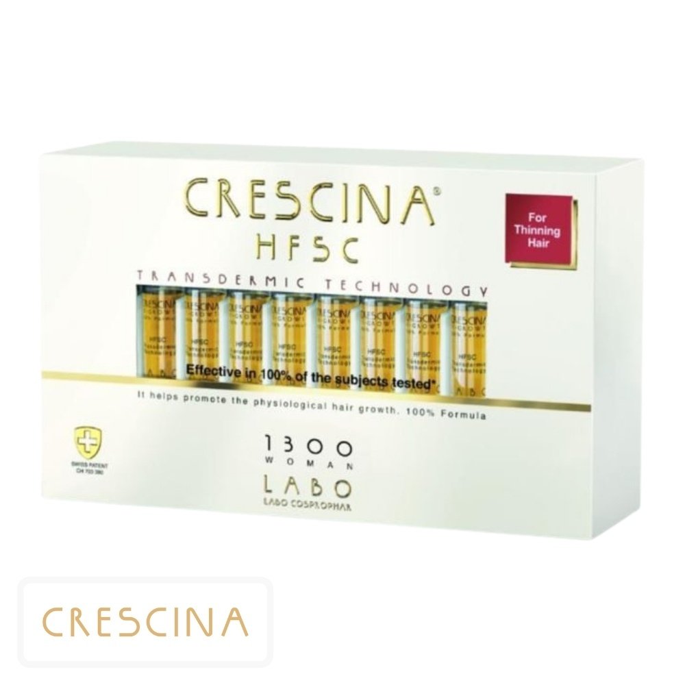 crescina – hfsc femme 1300 traitement cheveux fins ampoules – 20u