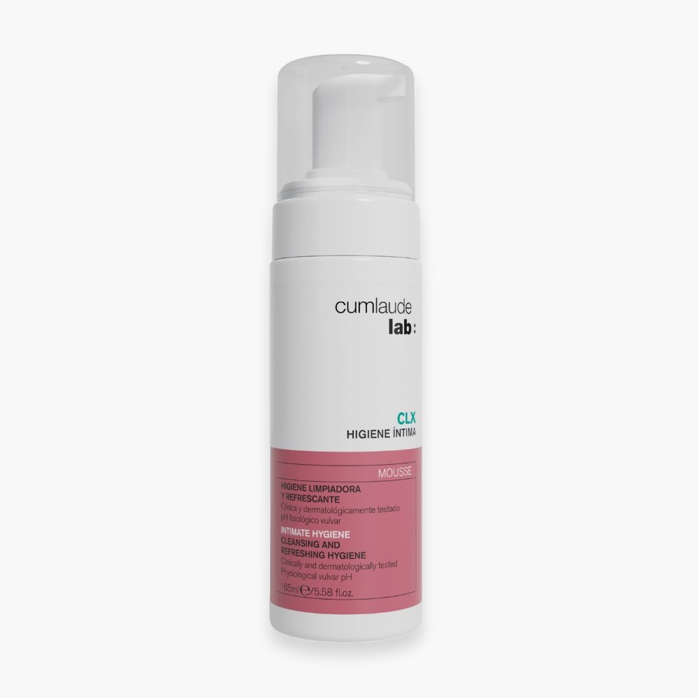 cumlaude lab – clx hygiene intime mousse nettoyante rafraichissante – 165ml