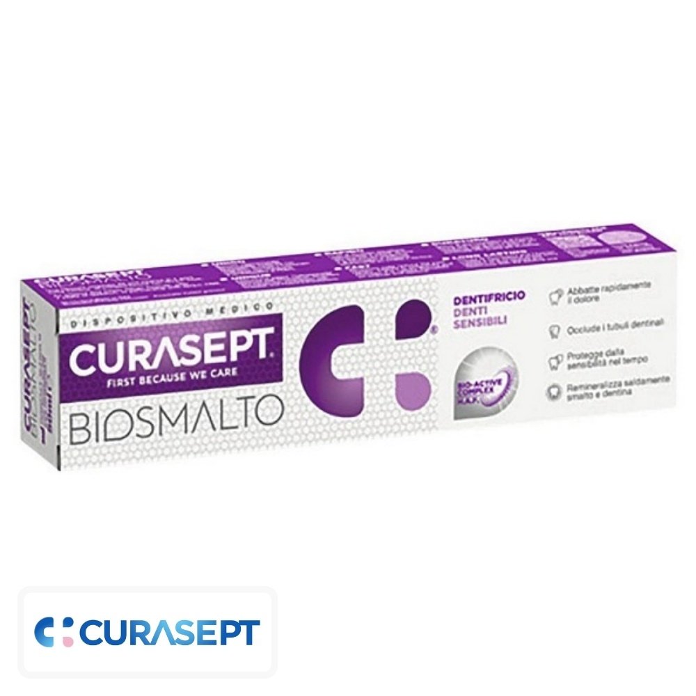 curasept – biosmalto dentifrice dents sensibles – 75ml