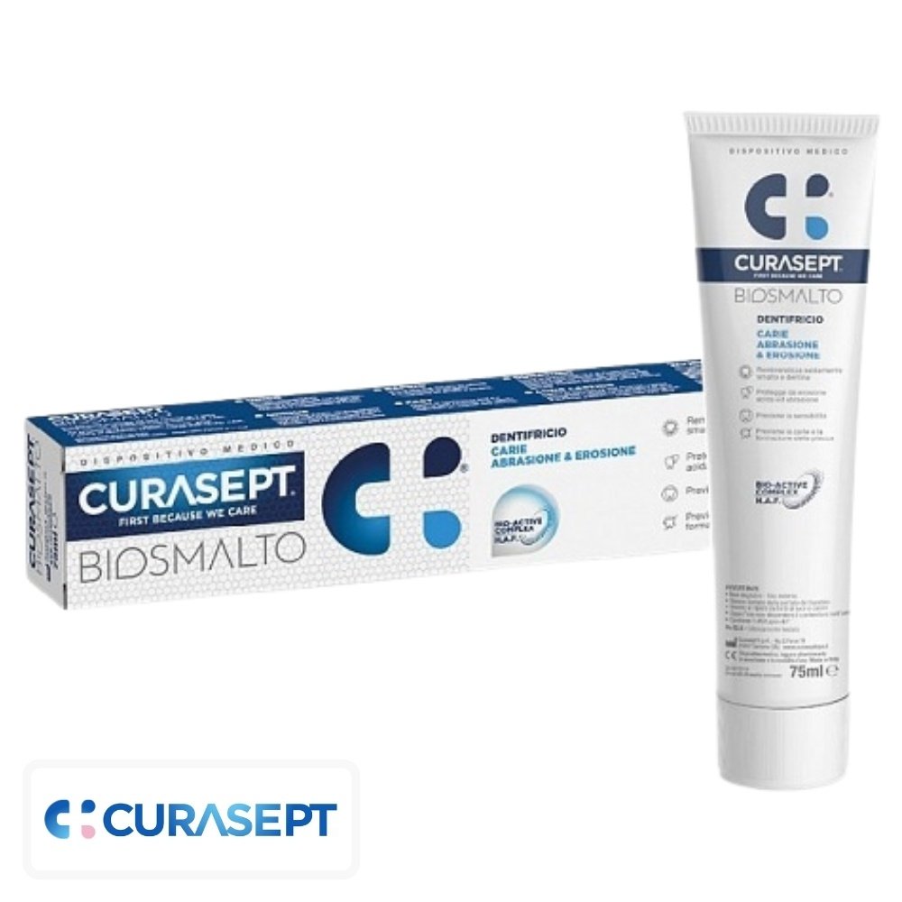 curasept – biosmalto dentifrice protection caries – 75ml