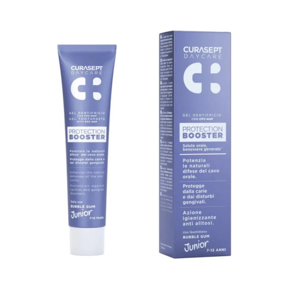 curasept – daycare dent booster junior 7 12 ans – 50ml