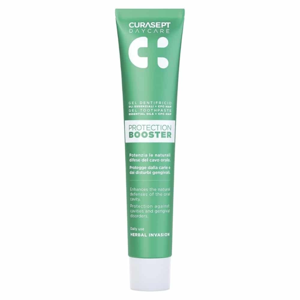 curasept – daycare gel dentifrice protection booster herbal invasion – 75ml