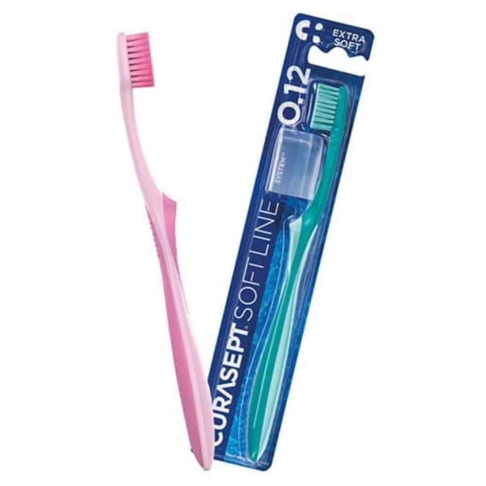 curasept – softline 0.12 extra soft brosse a dents – couleur aleatoire